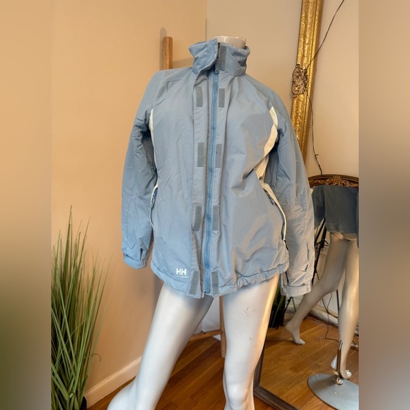Helly Hansen ThermoSoft Insulation Jacket Womens M Blue Waterproof Long Sleeve - Picture 6 of 9